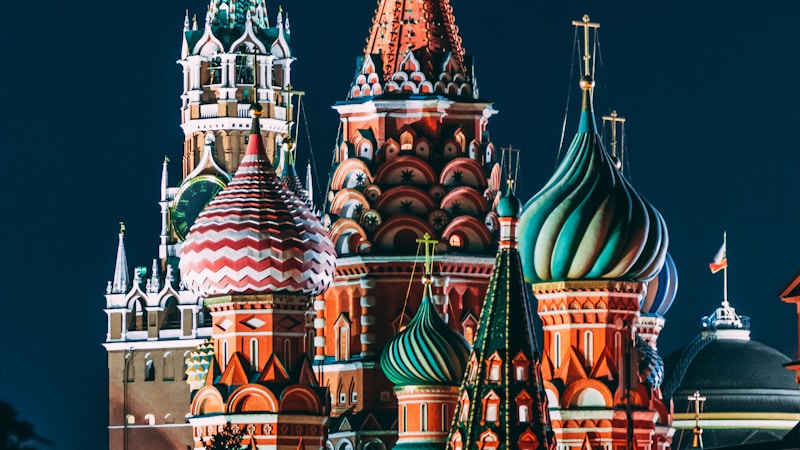 Moskova Kremlin manzarası